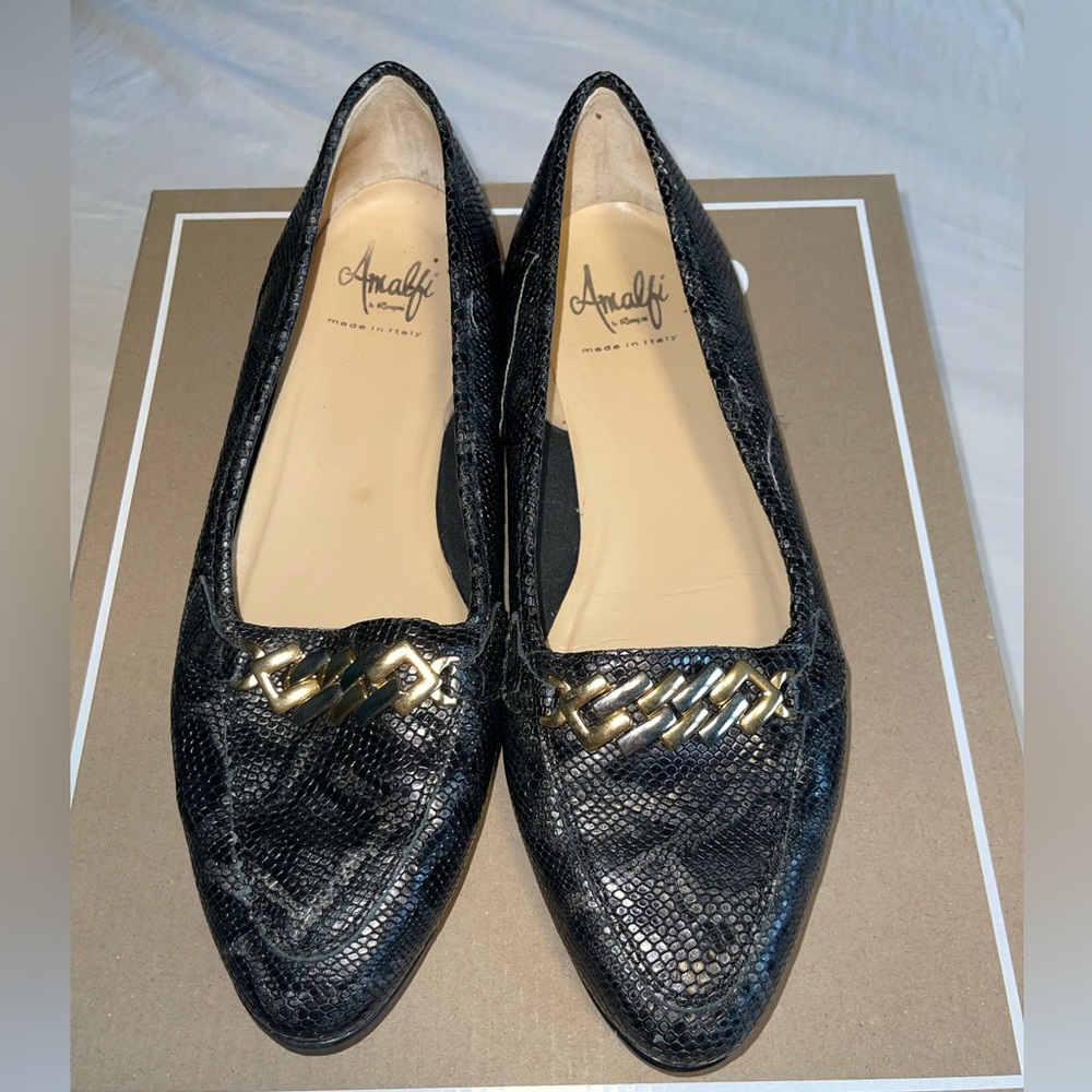 Amalfi by Rangoni Black Flats